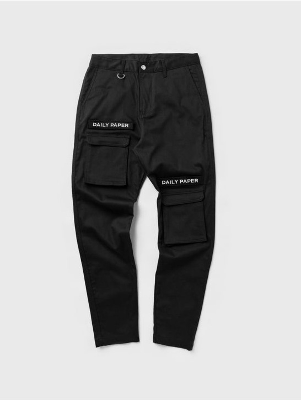 Daily Paper Black Utility Cargo Pants